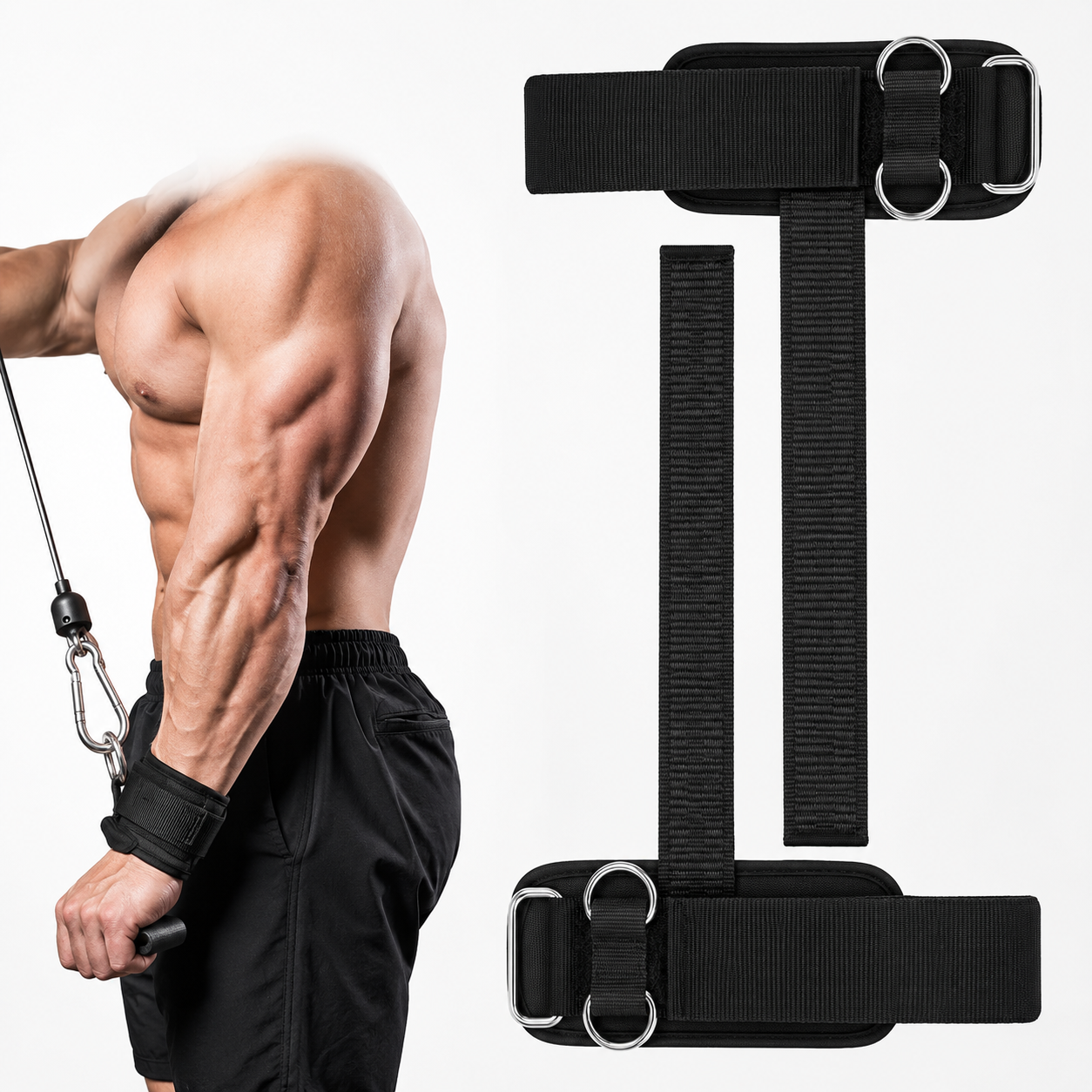 Gymcult Lifting Straps w/ dRing